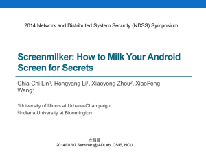 Screenmilker: How to Milk Your Android Screen for Secrets