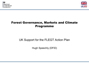 Forest Governance, Markets and Climate Programme