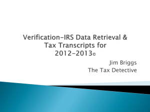 IRS Data Retrieval