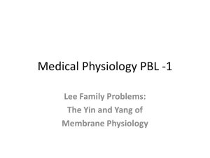 Medical Physiology PBL -1