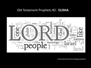 ELISHA OT prophets