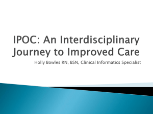 IPOC - Puget Sound Nursing Informatics (PSNI)