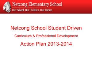 Student Growth Objectives - Netcong Elementary School