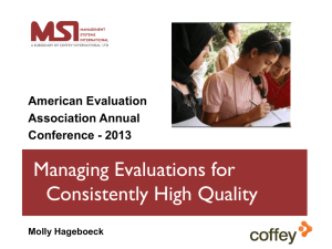 Learn more about managing evaluations from the