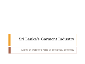 Sri Lanka*s Garment Industry
