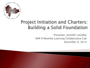 Project Initiation and Charter PPT