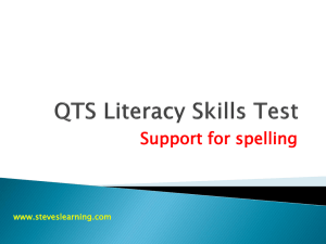 QTS Literacy Skills Test