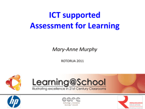 ICT supported Assessment for Learning.(final)