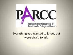 PARCC Parent Meeting PowerPoint