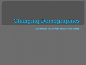 Changing Demographics
