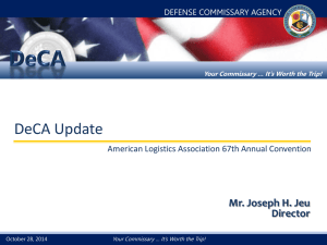 DeCA - The American Logistics Association