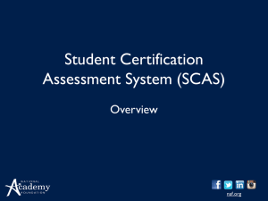 SCAS Intro-2014 - National Academy Foundation