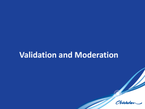 validation and moderation 3