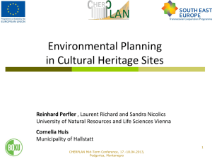 Environmental Planning in Cultural Heritage Sites