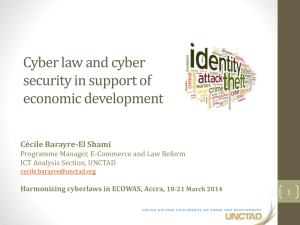 Cyber law and cyber security in support of economic