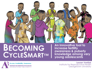 Becoming CycleSmart - Global Health Mini