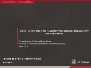 CETA - University of Victoria