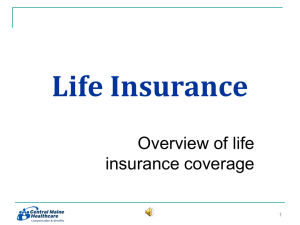 Life Insurance - Healthy Decisions