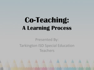 Co-Teach! - Liberty ISD