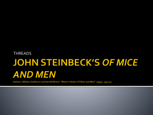 JOHN STEINBECK*S OF MICE AND MEN