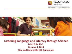 Ask and Reflect - Stan and Carolyn Little ECE Conference 2014