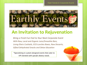 for Green Corporate Events…
