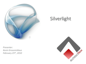 Silverlight - ArchitectNow