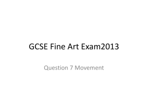 GCSE Fine Art Exam2013 - Droitwich Spa High School