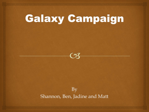 Galaxy Campaign – Presentation – FINISHED