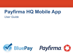 BluePay Mobile Payfirma HQ App