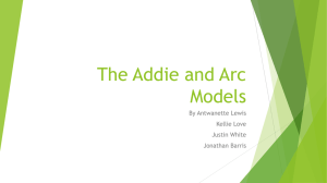 The Addie and Arc Model