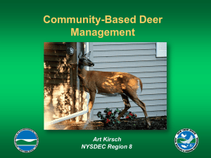 Deer Management Assistance Program