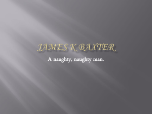 James K Baxter - Missy-P