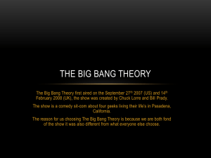 The Big Bang Theory Presentation