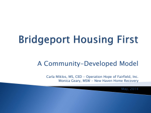 Bridgeport Housing First *