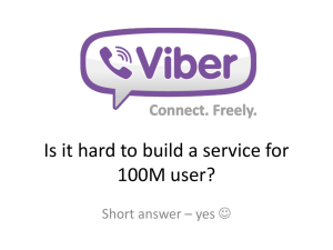 Is it hard to build a service for 100MM user?