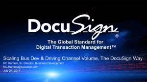 Scaling Bus Dev & Driving Channel Volume, The Docusign Way