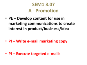 SEM1 3.07 A - Promotion - robertbove