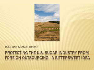 Protecing the US Sugar Industry