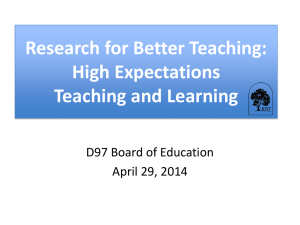Research for Better Teaching