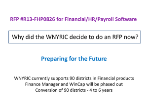 RFP #R13-FHP0826 for Financial/HR/Payroll Software