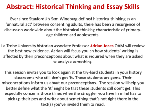 Historical Thinking and Essay Skills_2 - Ass Prof A Jones.docx