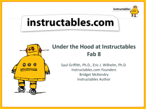 Share What You Make -- Under the Hood at Instructables