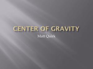Center of Gravity - knotts