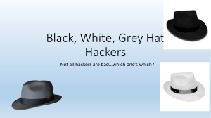 Black, White, Grey Hat Hackers PRIMARY