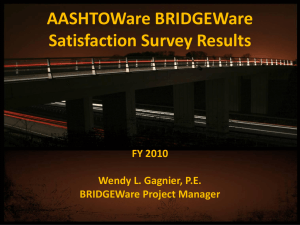 BRIDGEWare Customer Satisfaction Survey Results 2