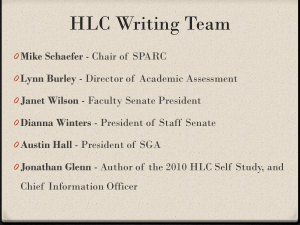 HLC Writing Team