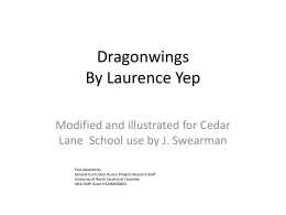 Essay on dragonwings