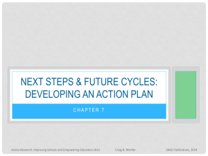 Next steps & future cycles: Developing an action