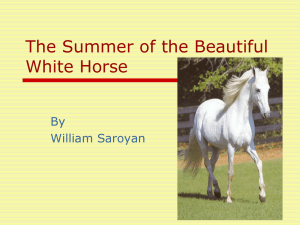 The Summer of the Beautiful White Horse - e-CTLT